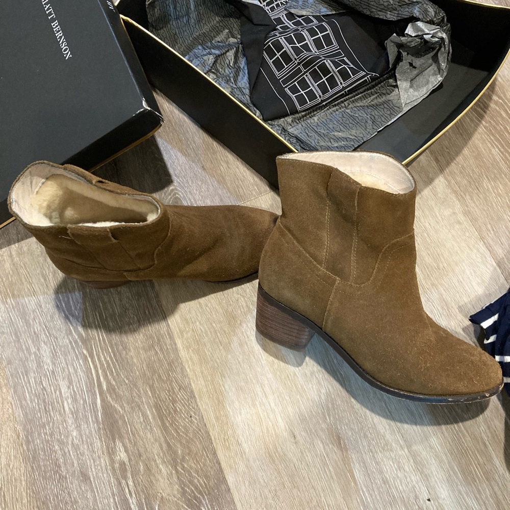 Matt Bernson Shearling Lined Booties - image 1